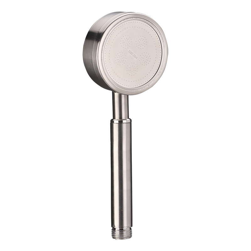 The ND shower head is round and lightweight.Filter integrated in the shower head that can be easily cleaned